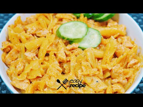 Easy Buffalo Chicken Pasta Recipe - Homemade, Creamy, Cheesy