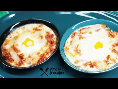 Baked Eggs Recipe - Italian Style