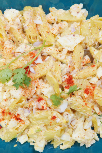 Deviled Egg Pasta Salad Recipe