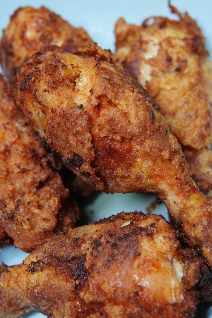 Frying the Copycat KFC Chicken