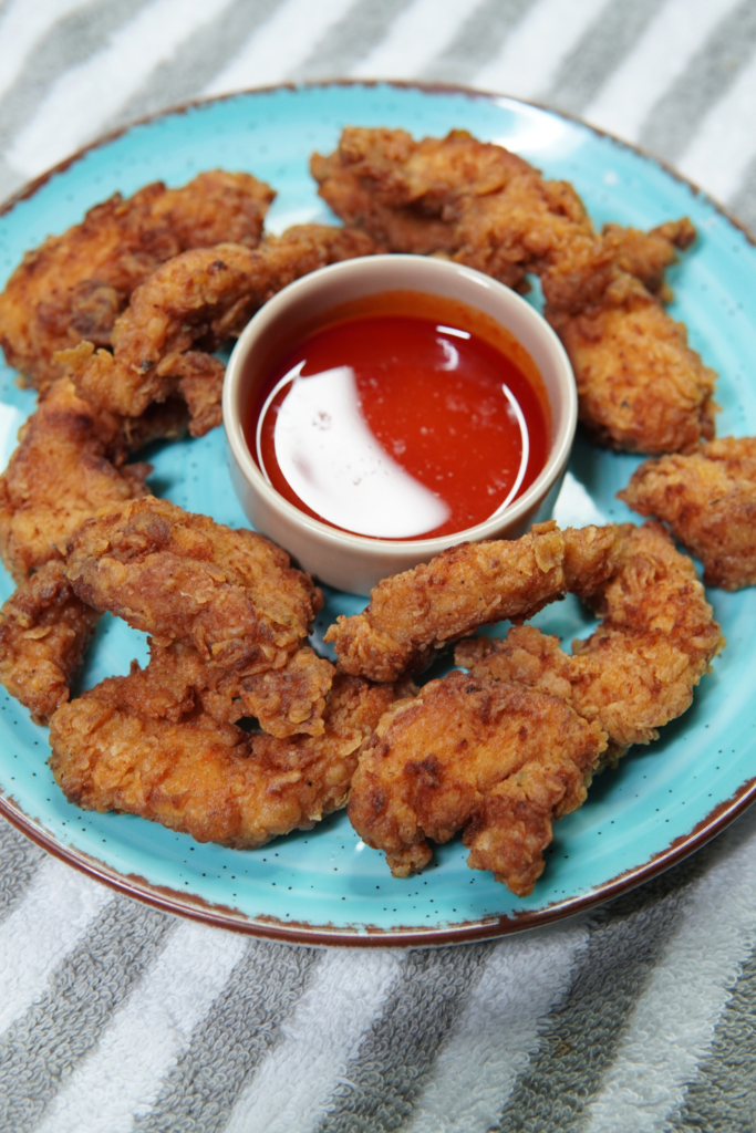 Frying the KFC Chicken Tenders