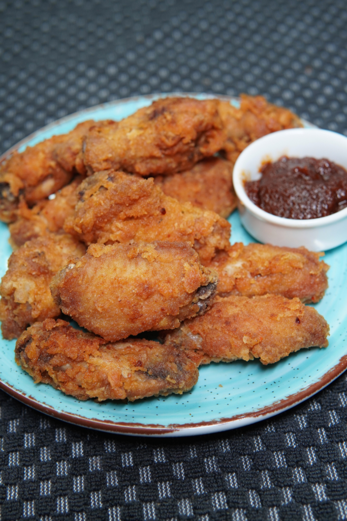 Frying the KFC Chicken Wings