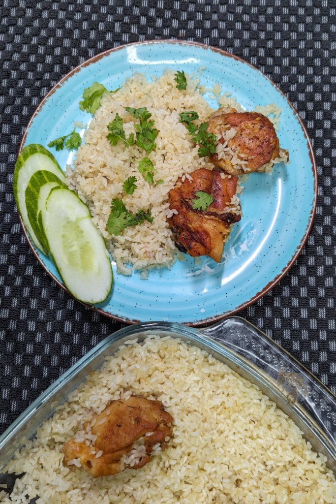 Oven Baked Chicken and Rice Recipe