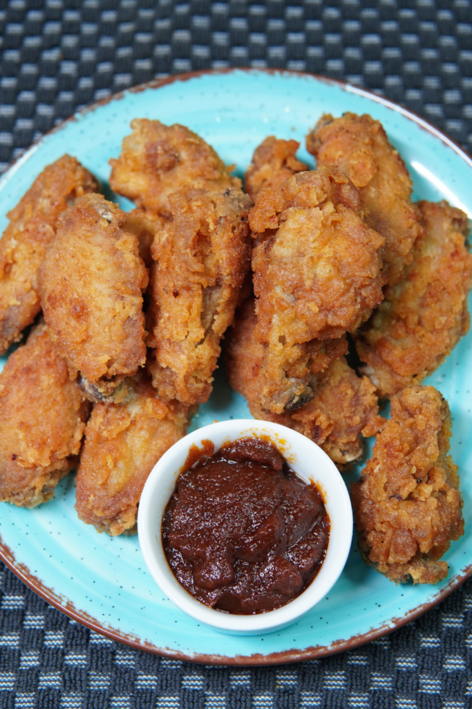 Serving the KFC Chicken Wings