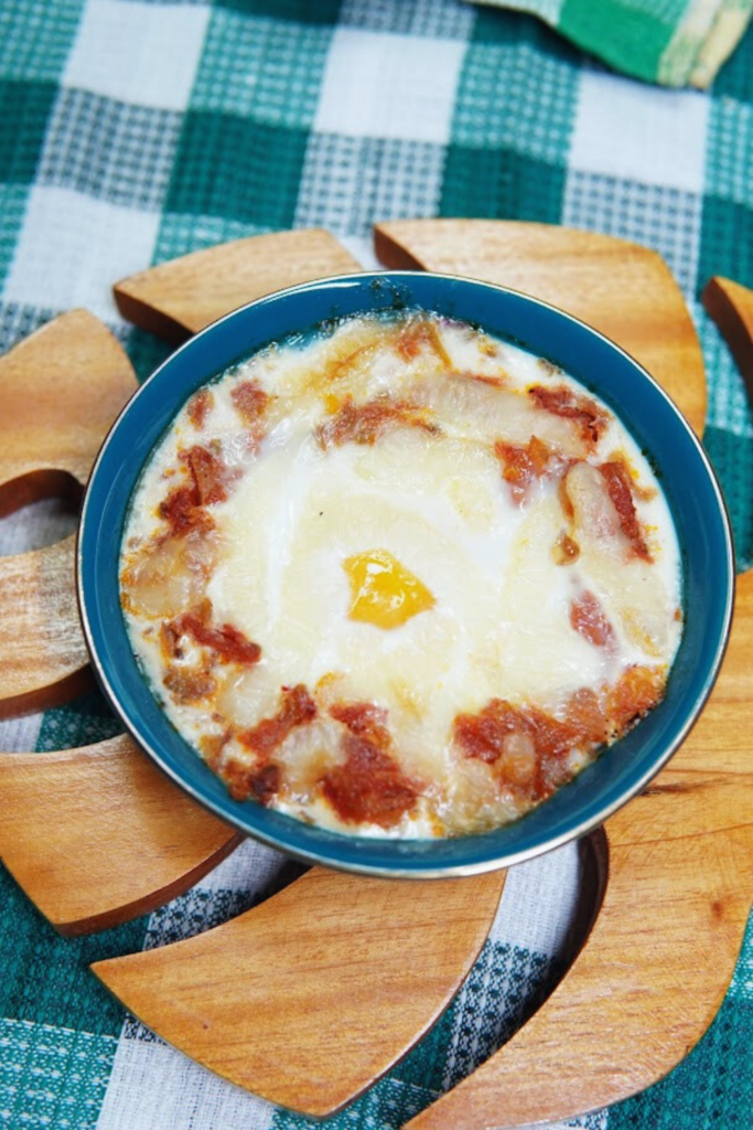 Baking the Italian Baked Eggs