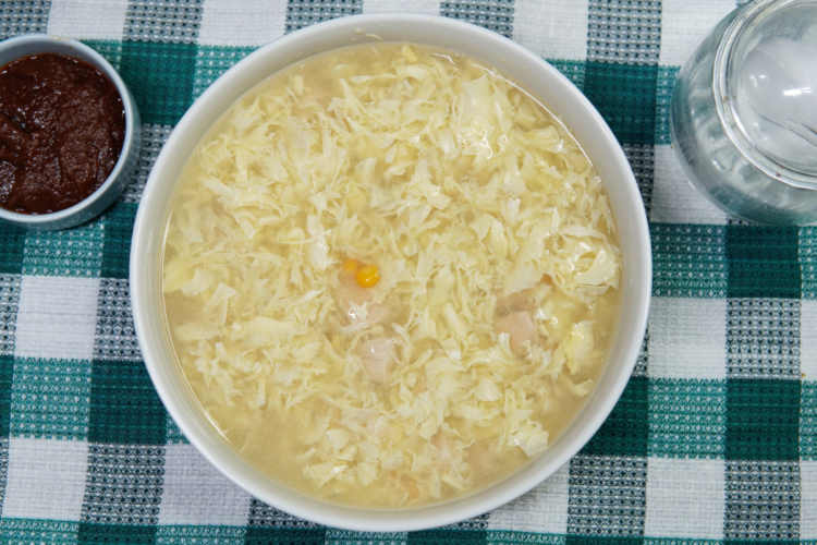 Chicken Corn Egg Drop Soup Recipe