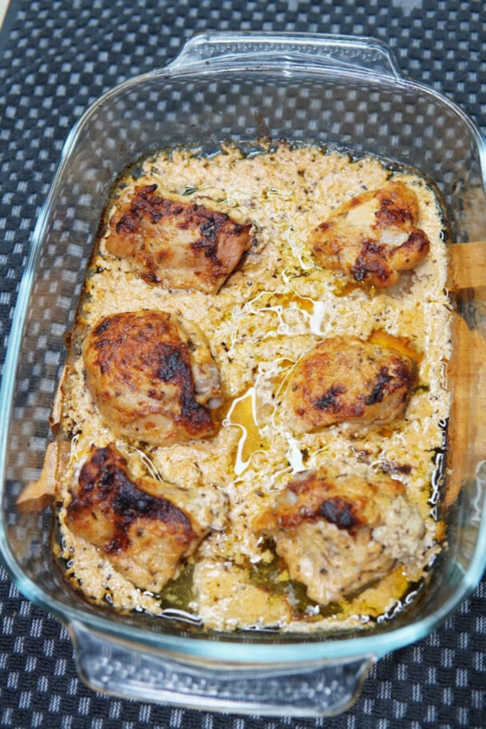 Lemon Garlic Greek Yogurt Marinated Chicken