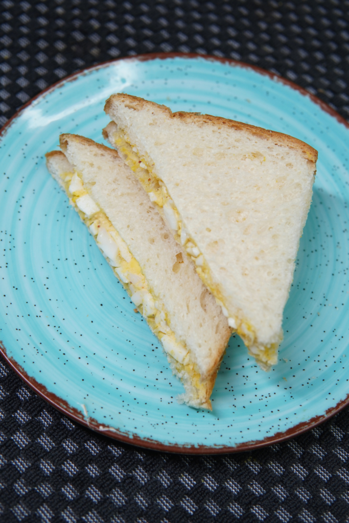 Serving the Masters Egg Salad Sandwich