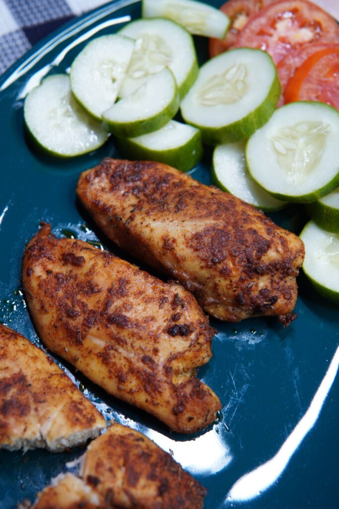 Cooking the Baked Chicken Breasts