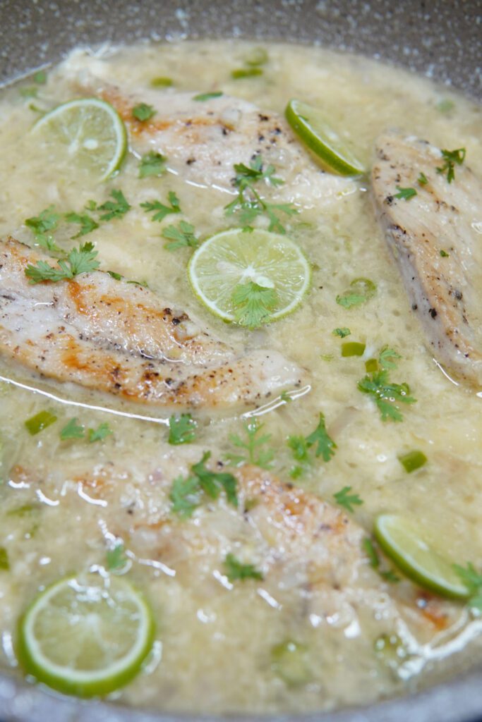 Storing the Coconut Lime Chicken