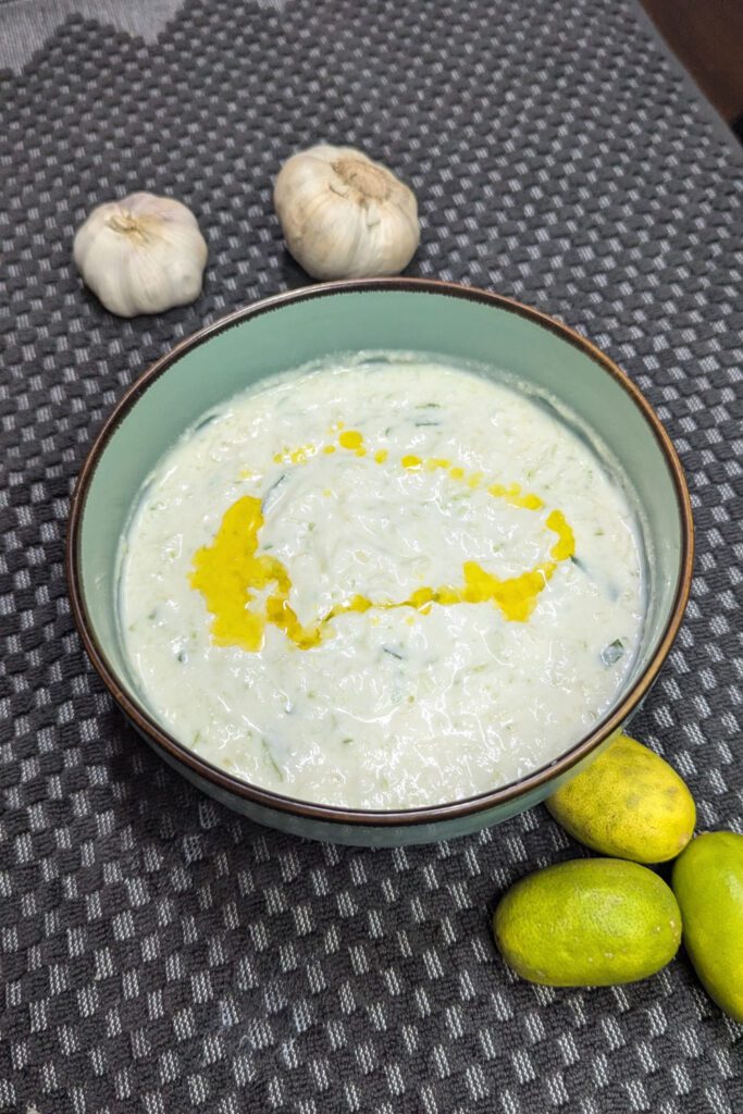 Storing the Tzatziki