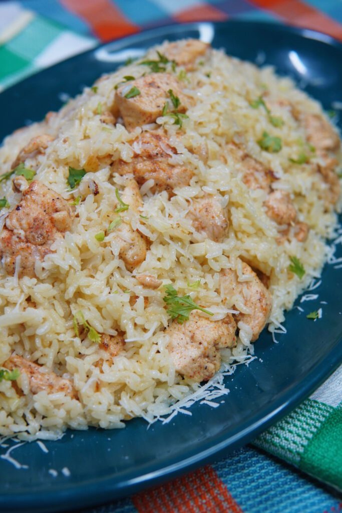 Garlic Parmesan Chicken and Rice