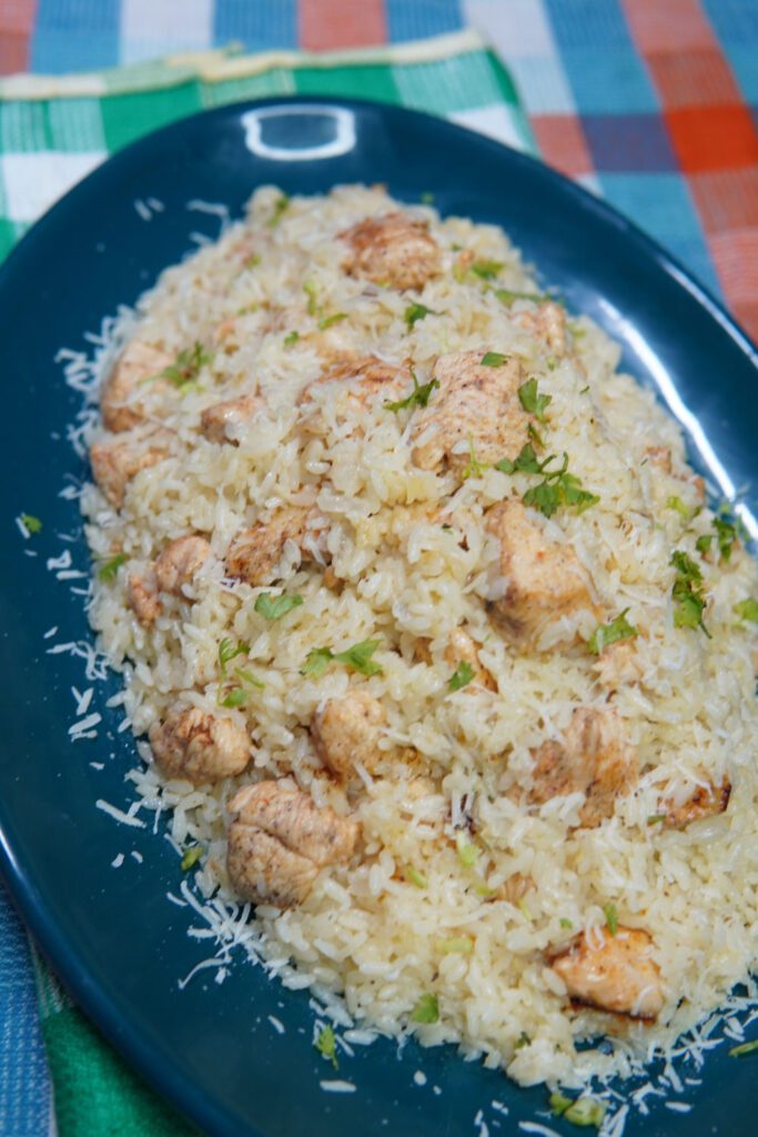 Garlic Parmesan Chicken and Rice