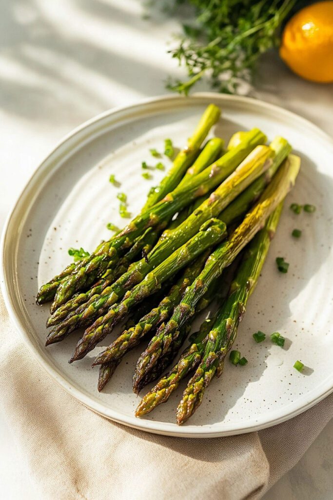 Air Fry the Asparagus