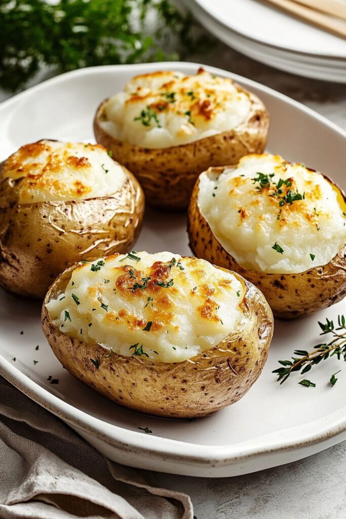 Air Fryer Baked Potatoes