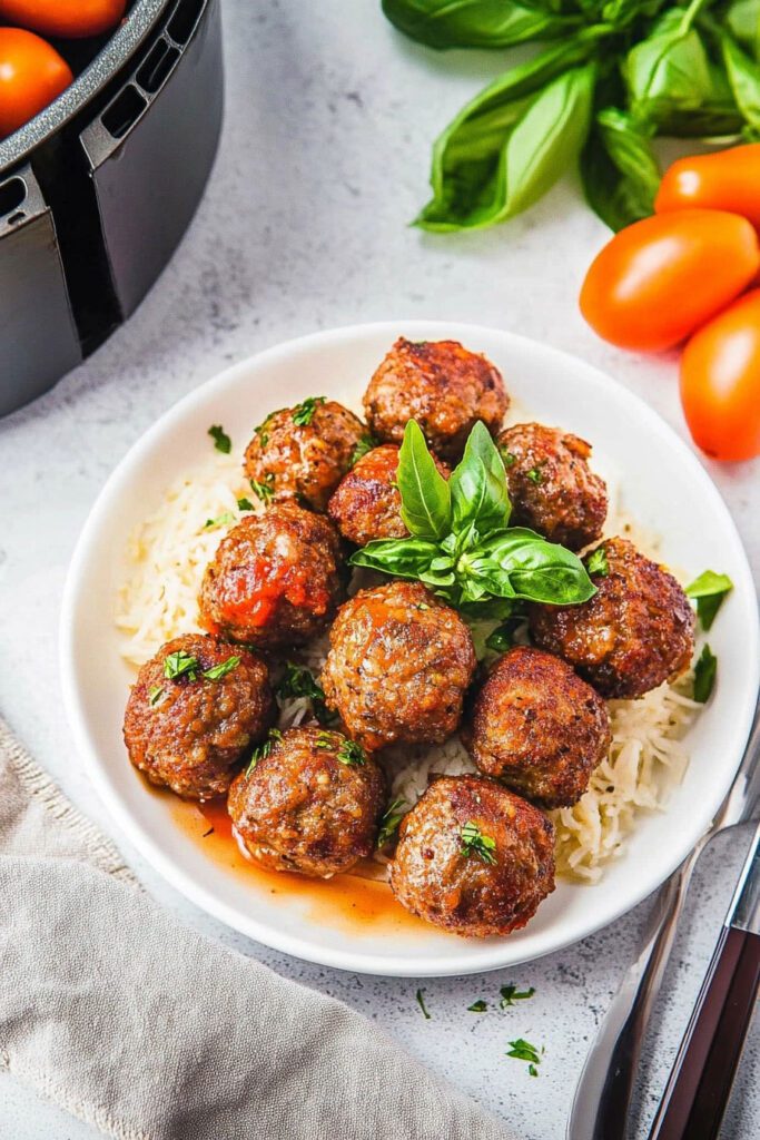 Air Fryer Meatballs Recipe