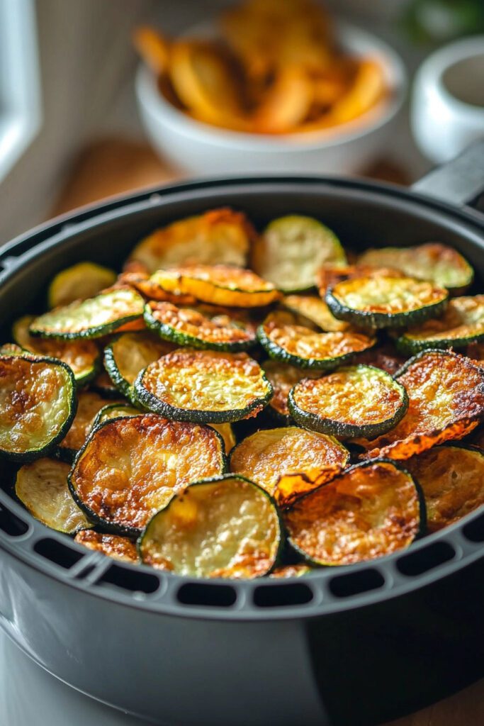 Air Fryer Zucchini Chips