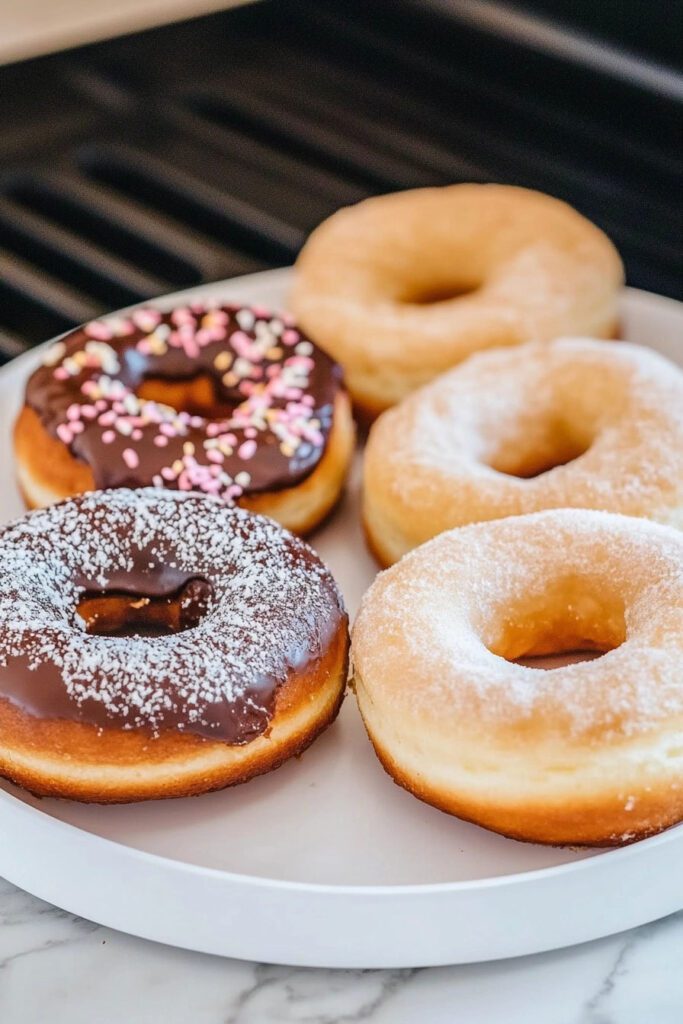 Air Frying the Donuts