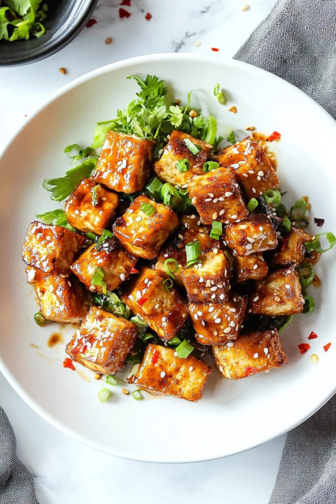 Crispy Air Fryer Tofu