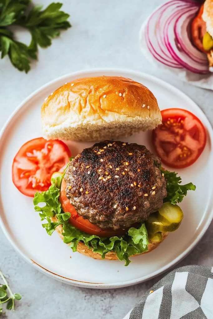 Instructions for Making Air Fryer Burgers