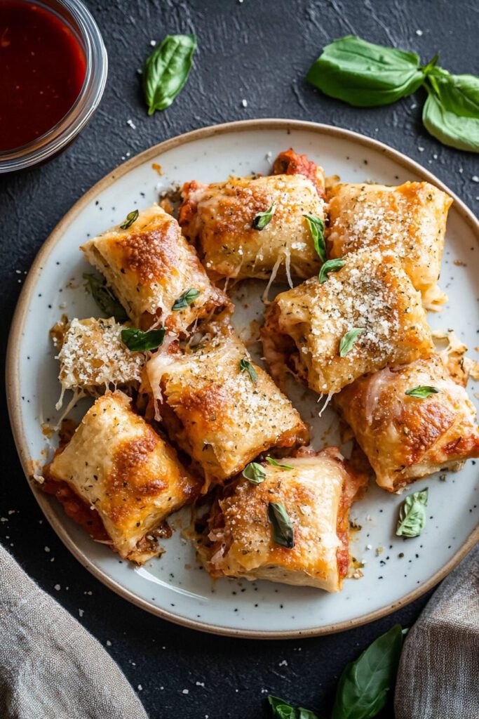 Instructions for the Perfect Air Fryer Pizza Rolls