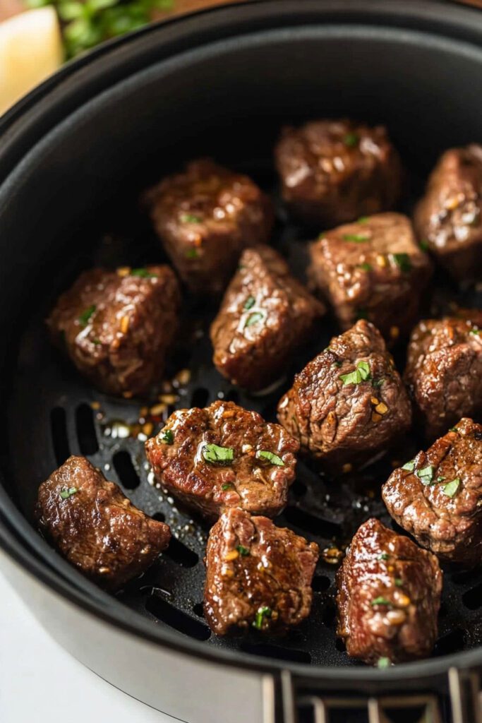 Preparation Air Fryer Steak Bites