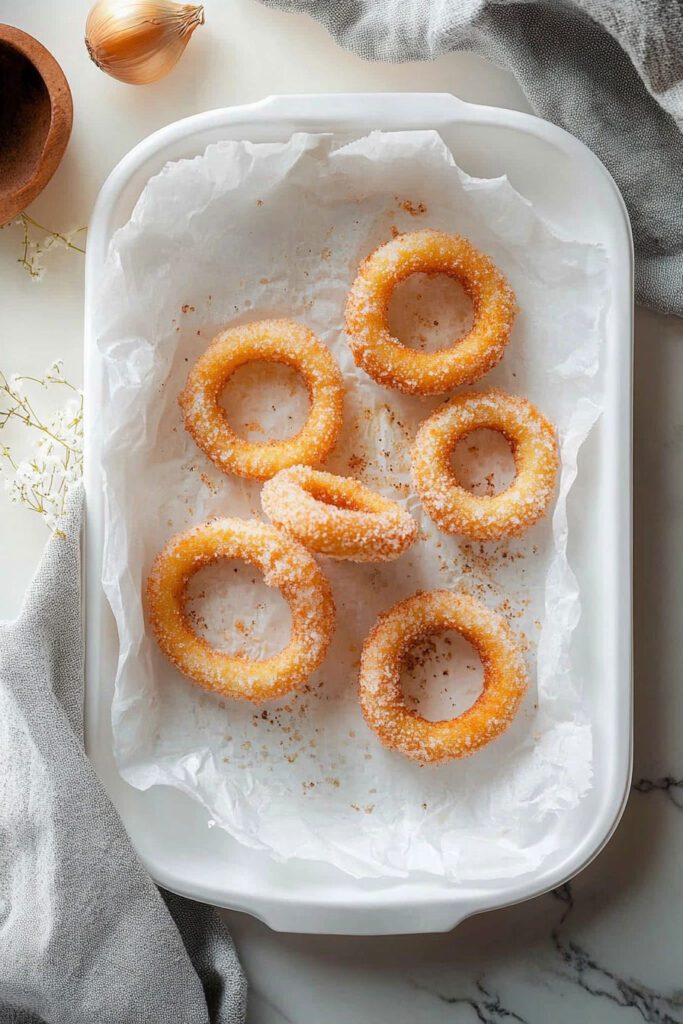 Preparation and Coating the Onion Rings