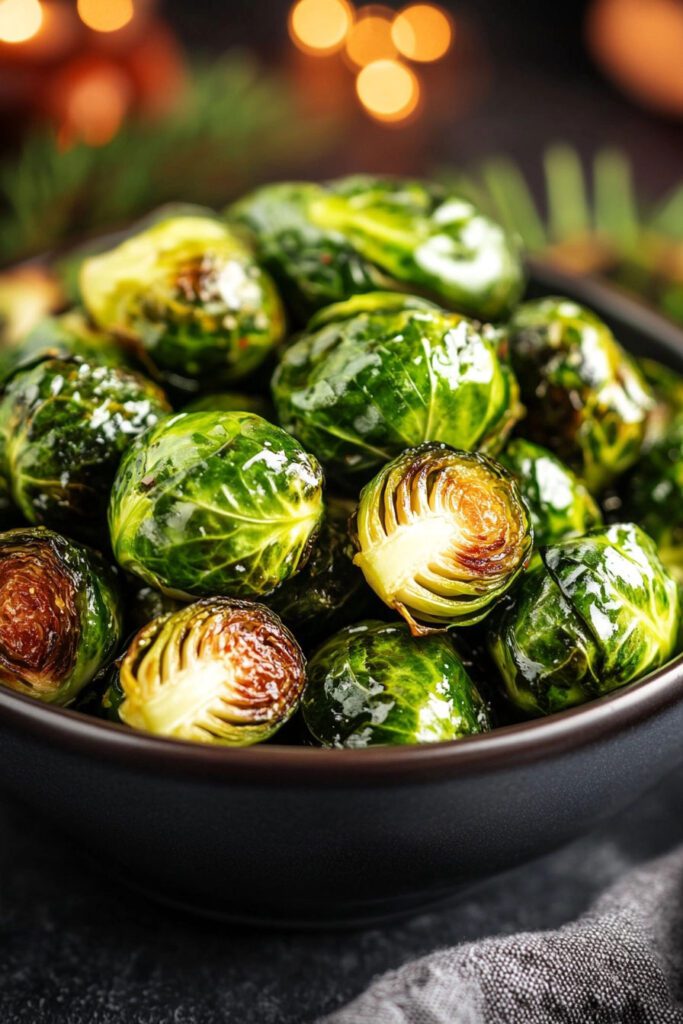 Preparing the Brussels Sprouts