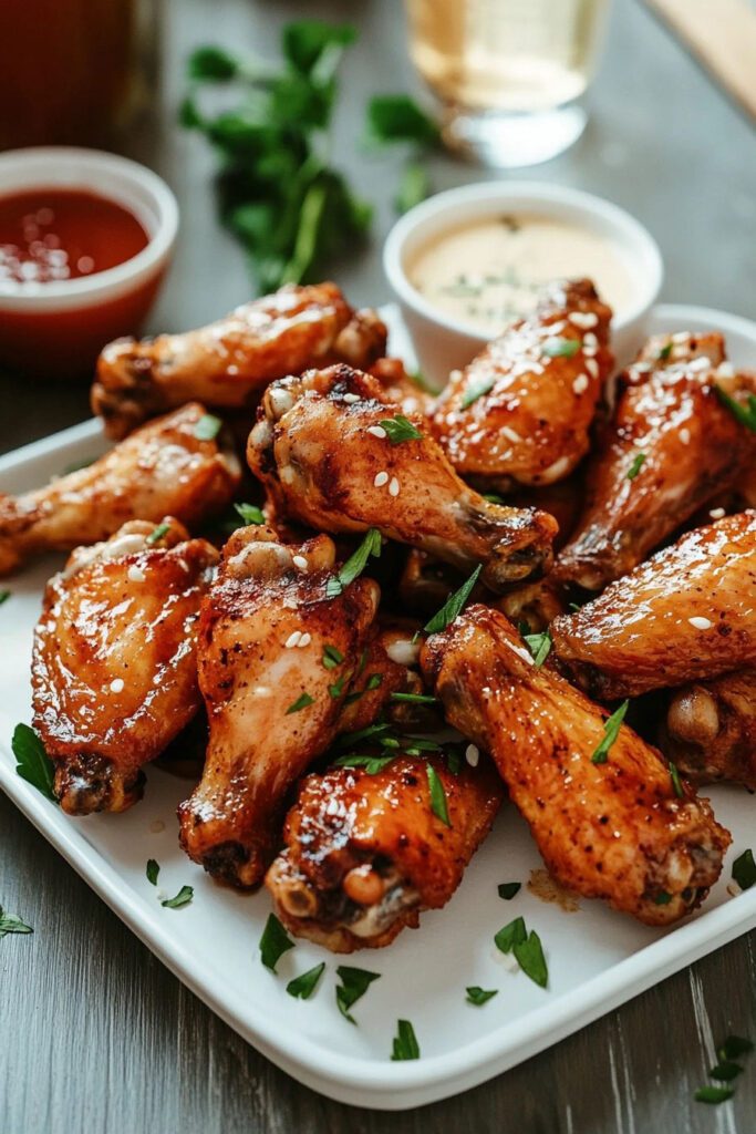 Prepping the Chicken Wings