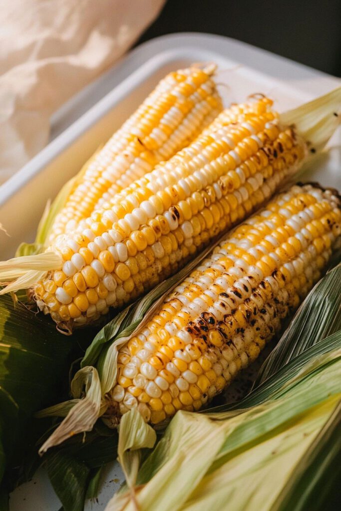 Prepping the Corn and Seasoning