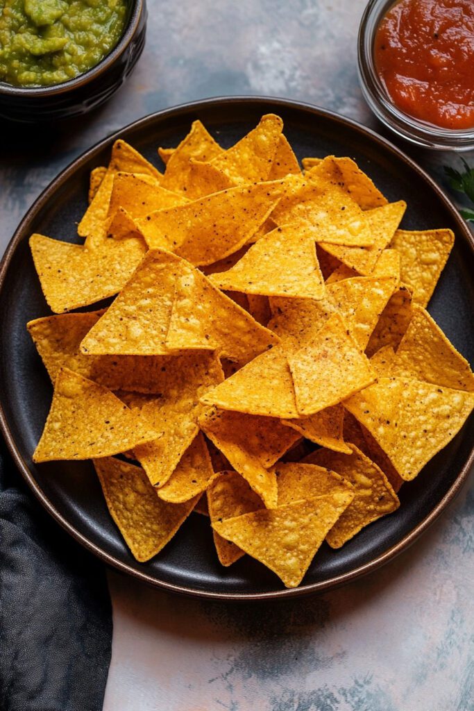 Serving Your Air Fryer Tortilla Chips