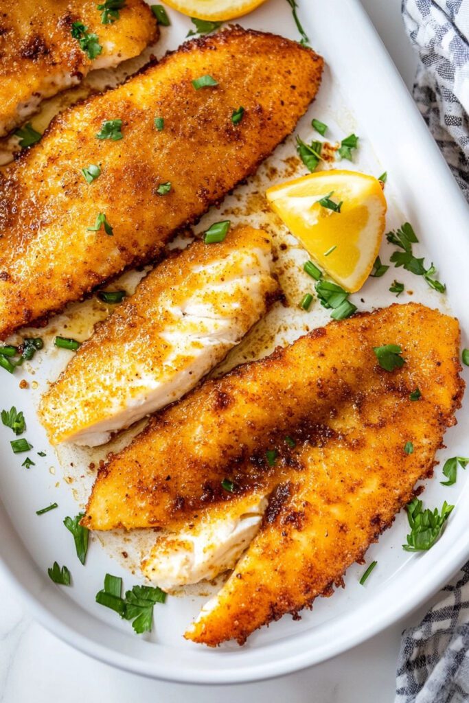 Serving the Air Fryer Tilapia