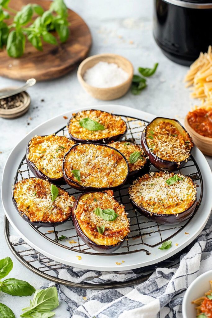 Storing the Crispy Eggplant