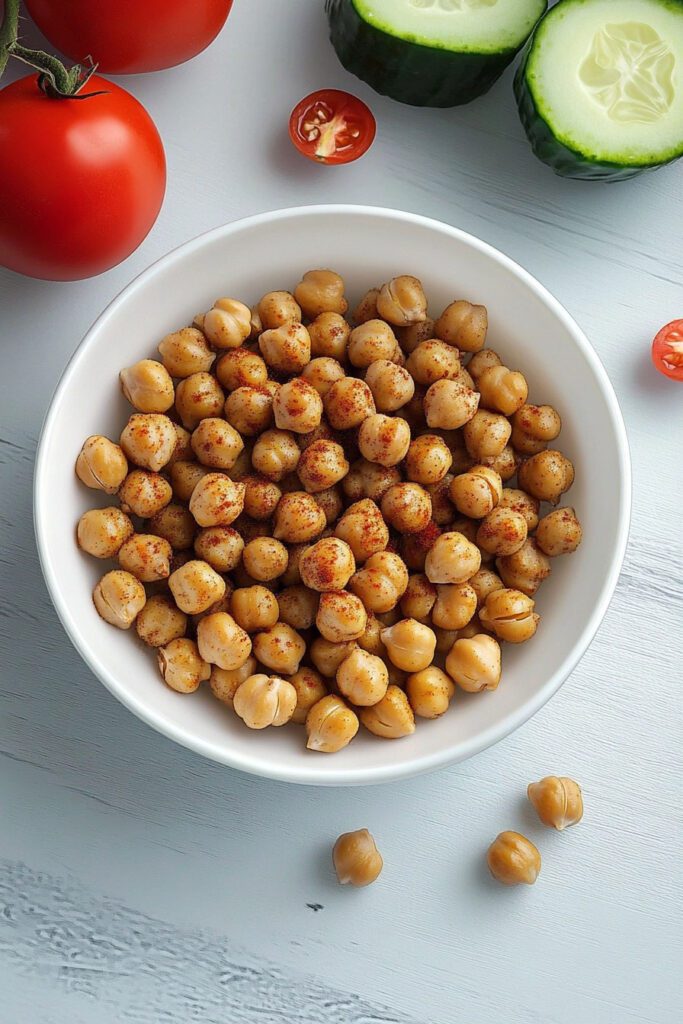 Tips for Serving Air Frying the Chickpeas