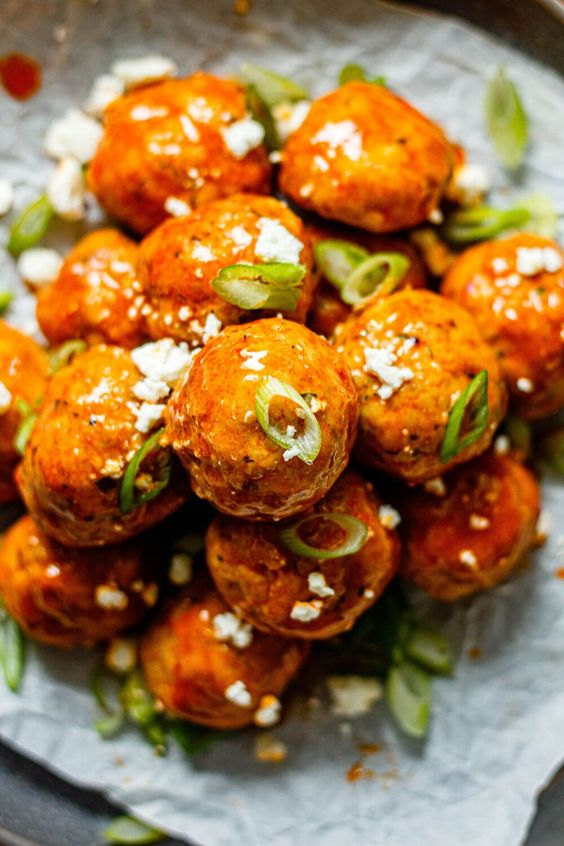 Buffalo Chicken Meatballs