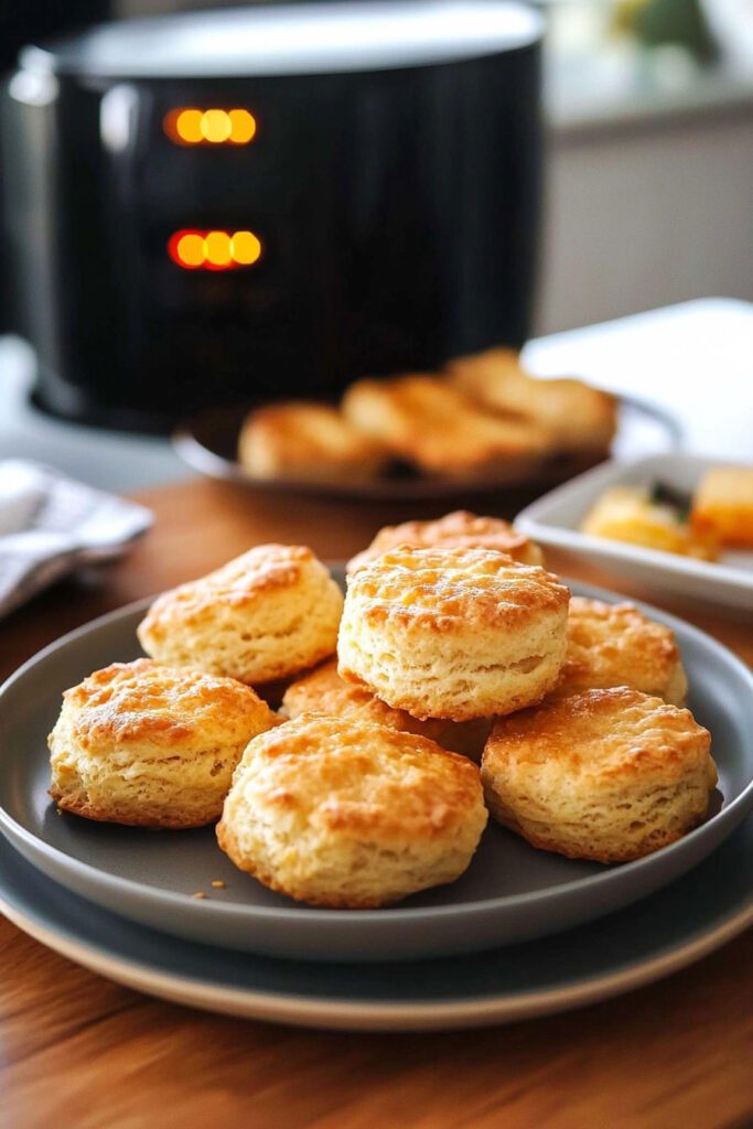 Air Fryer Biscuits Preparation