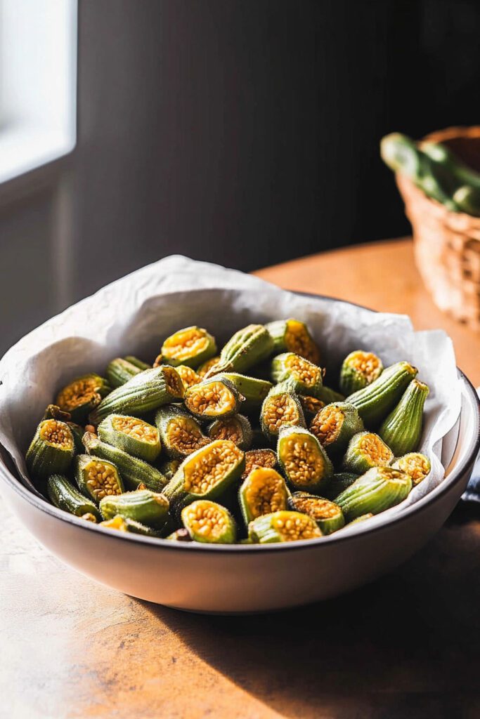 Air Fryer Okra Recipe