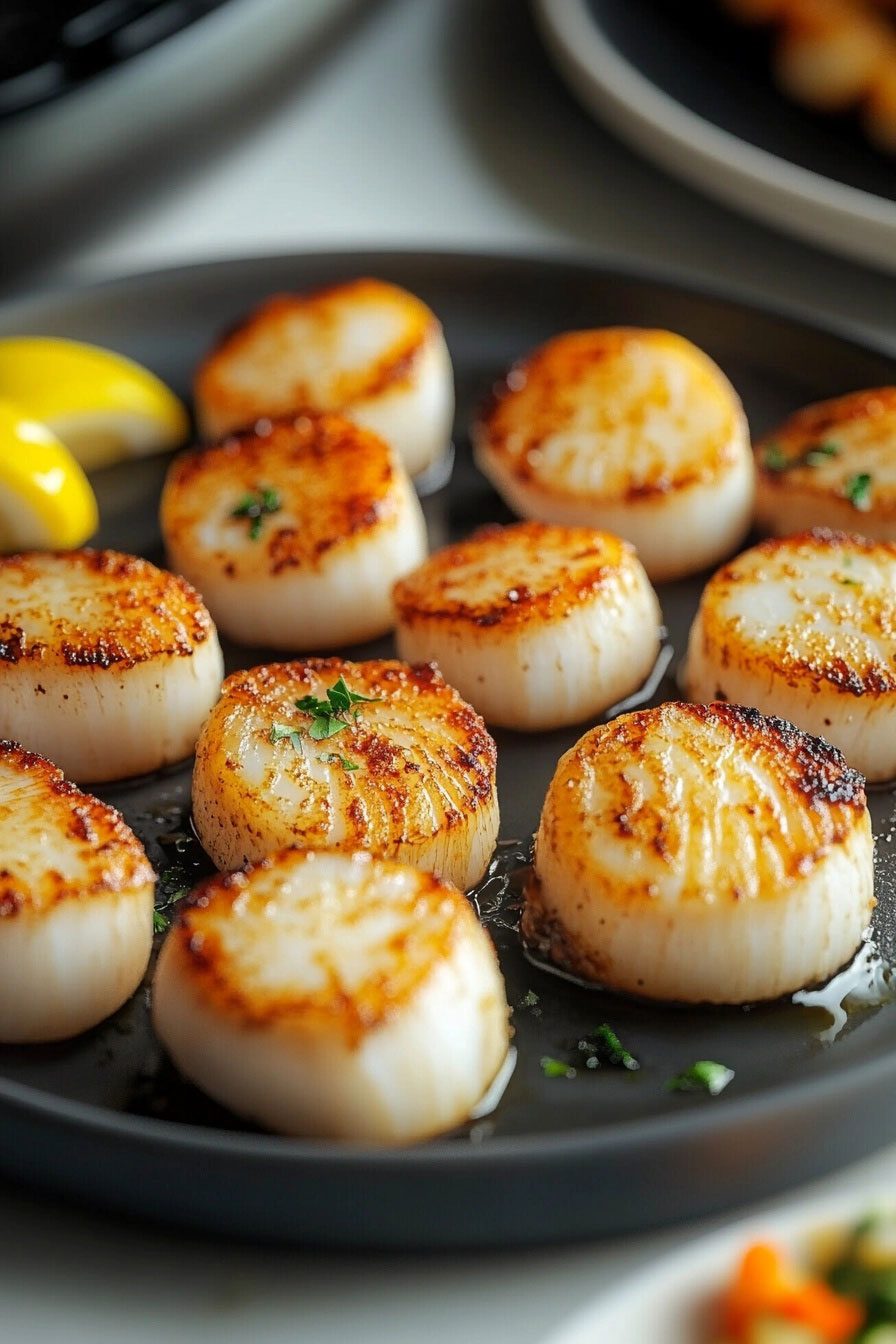 Air fryer scallops a quick delicious recipe