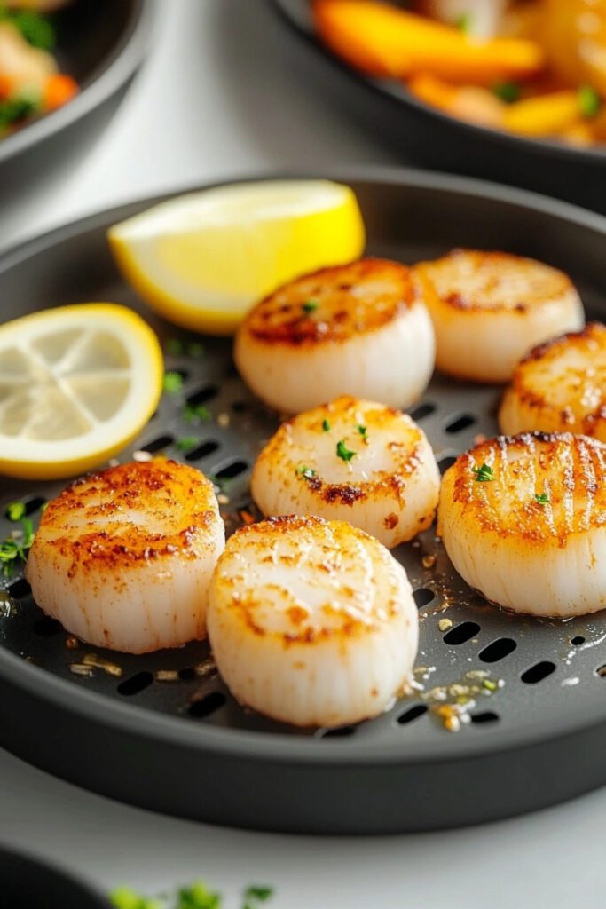 Instructions for Air Fryer Scallops