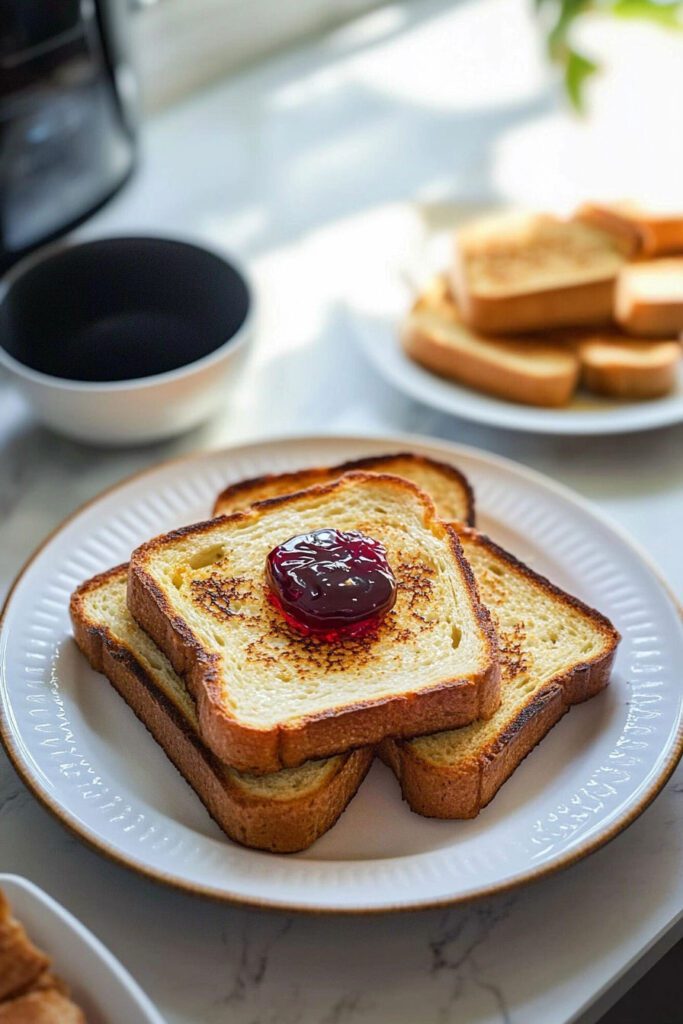 Instructions for Making Air Fryer Toast