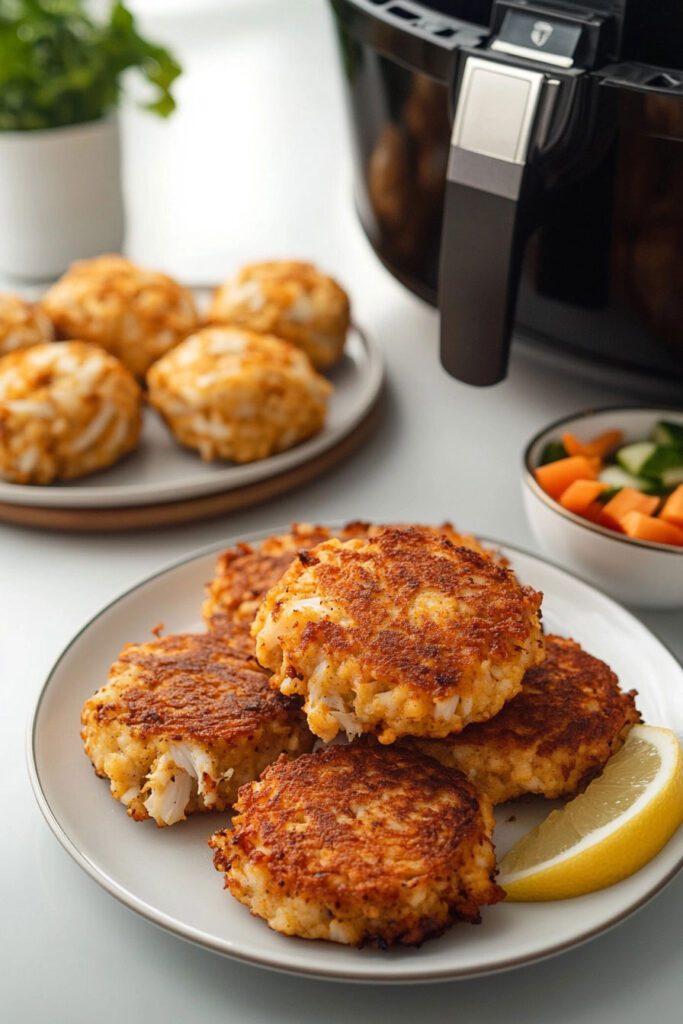 Preparation Air Fryer Crab Cakes