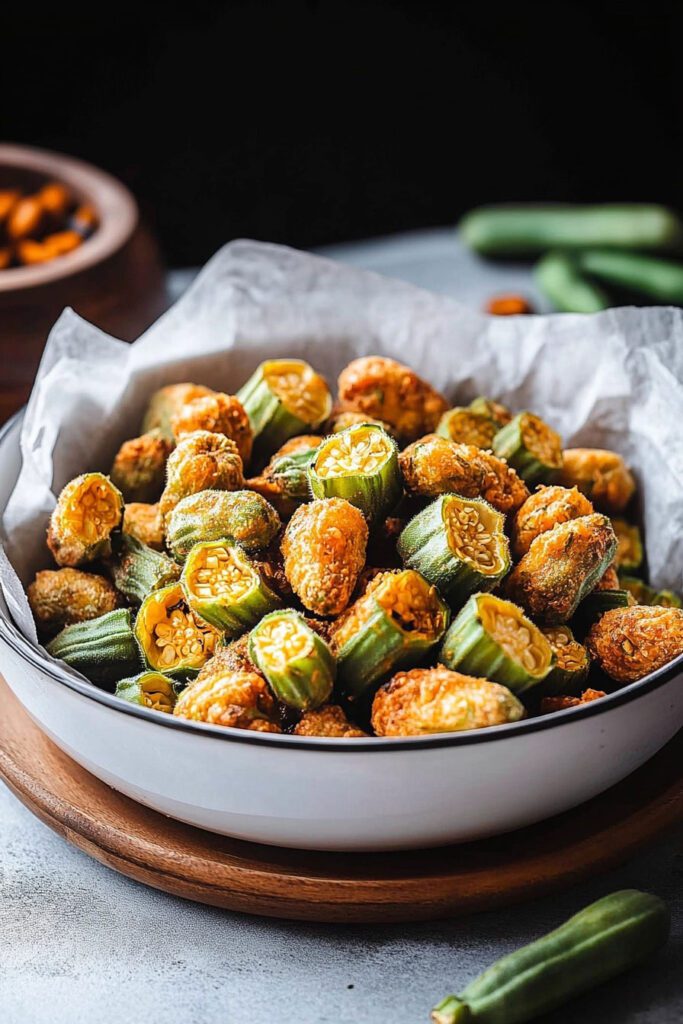 Serving Your Delicious Air Fryer Okra