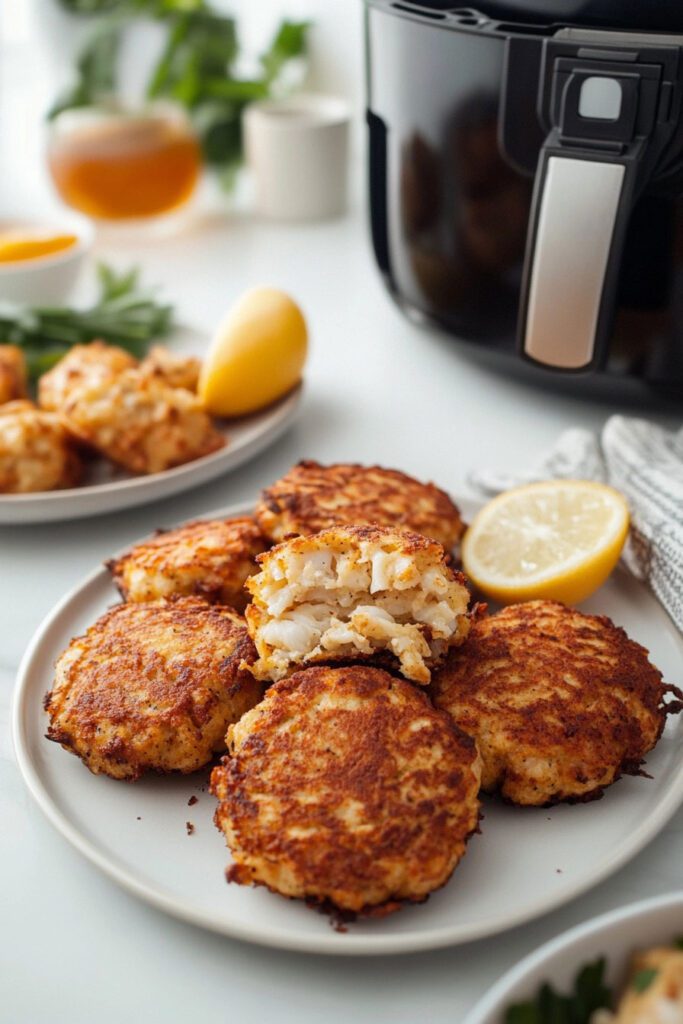 Shaping and Chilling the Crab Cakes