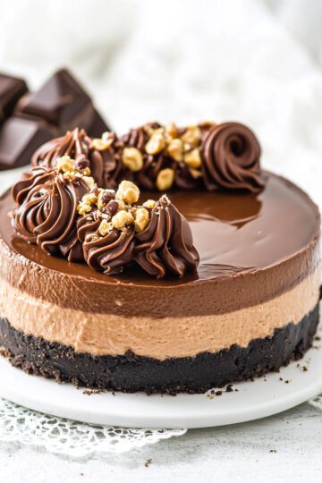 No Bake Nutella Cheesecake