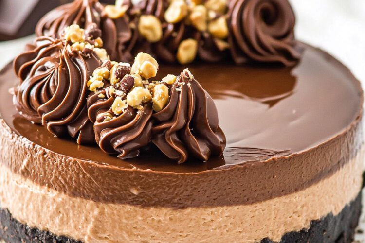 No Bake Nutella Cheesecake