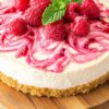 No Bake Raspberry Lemon Cheesecake