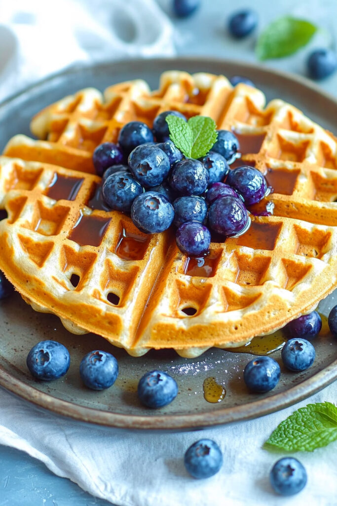 AIP Cassava Flour Waffles