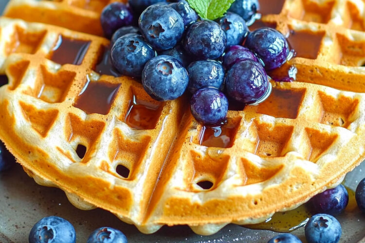 AIP Cassava Flour Waffles