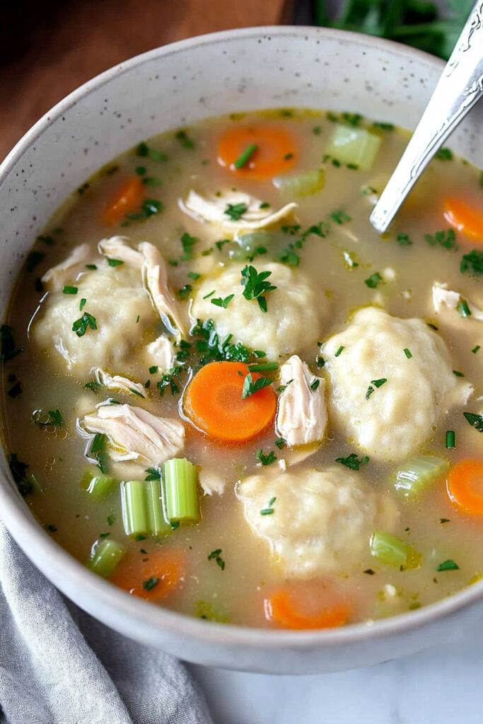 AIP Chicken and Dumpling Soup