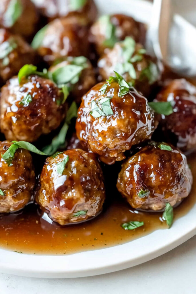 AIP Honey Garlic Meatballs